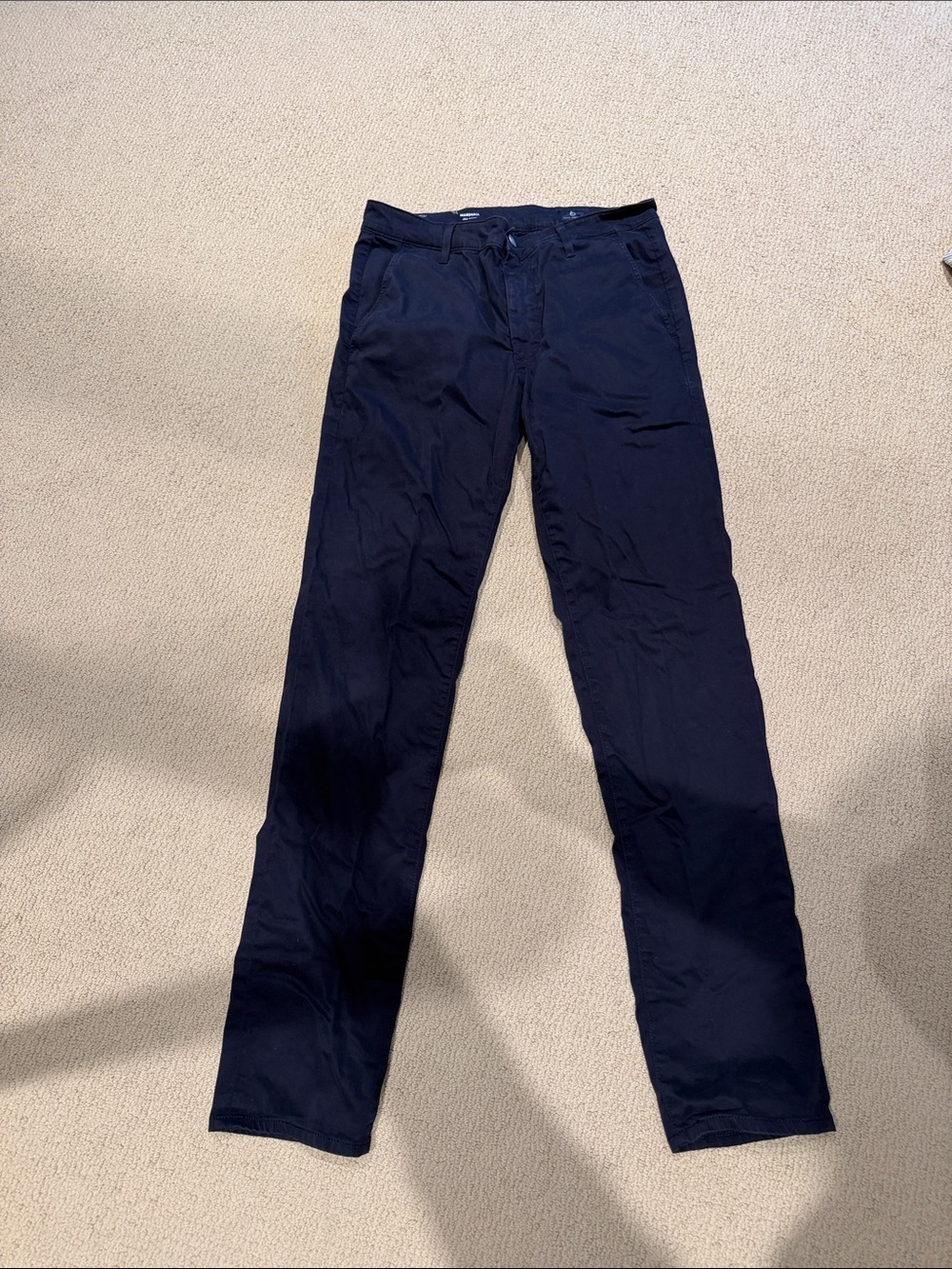 Ag Adriano Goldschmied Deep Navy Straight Pants